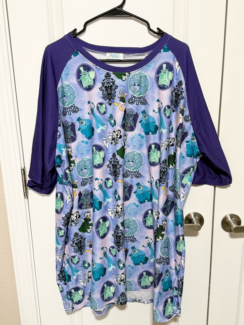 Haunted Mansion Graphic Raglan T-Shirt 3X